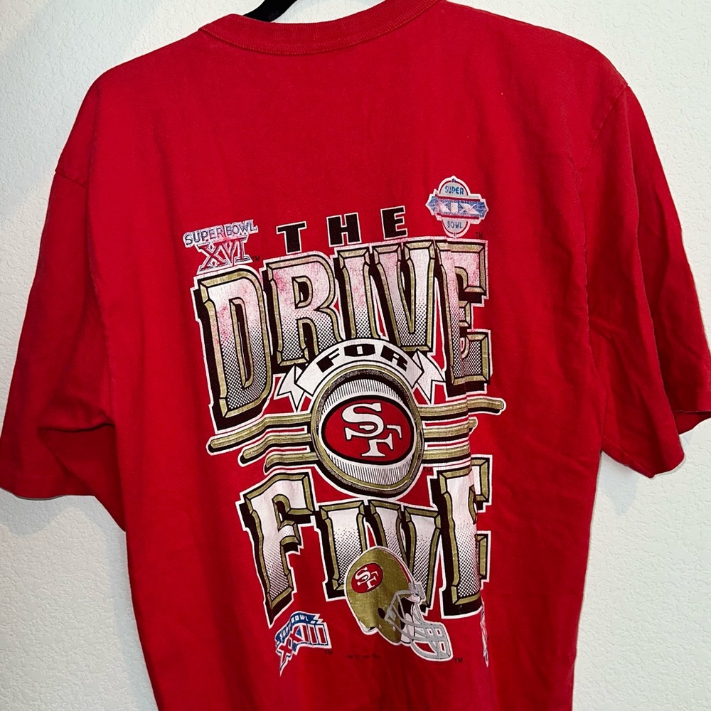 Logo 7 Vintage SF SuperBowl XXIII Football Tee